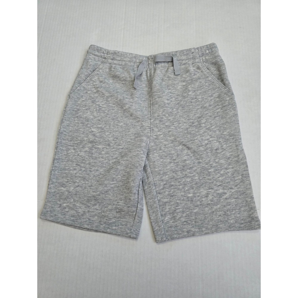 Epic Threads Kids S 7-8 Gray Heather Sterling Knit Pull On Shorts NWT